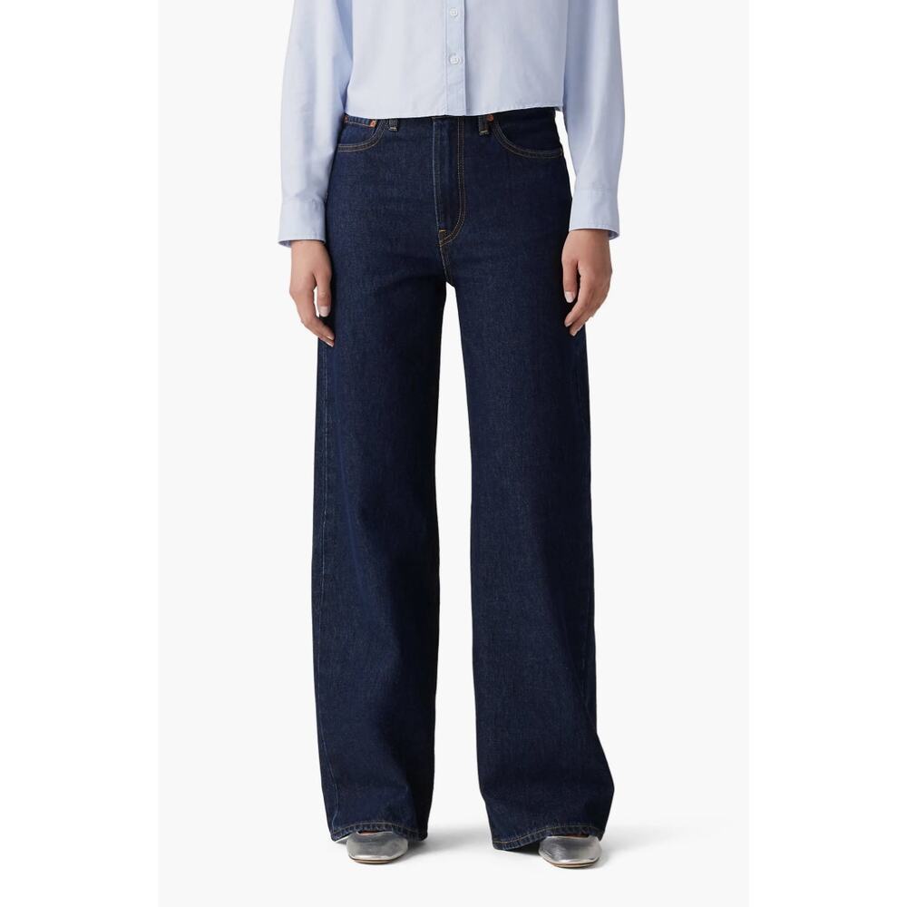 Levi's Dark Indigo Wide Leg Jeans